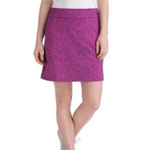 Vineyard Vines Skort Linear Tropic Golf Performance Preppy Classic Athletic NWOT
